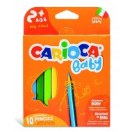 Carioca Ξυλομπογιές Baby Pencil 2+ 6χρώματα